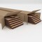 Ekena Millwork 48H x 3/8T Adjustable Wood Slat Wall Panel Kit w/ 1W Slats, Hickory contains 42 Slats SWW84X48X0375HI - alternate 6